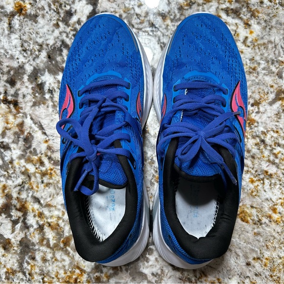 Saucony Guide 16 Running Shoes Blue Pink Womens Size 7 S10810-35 - Picture 8 of 11